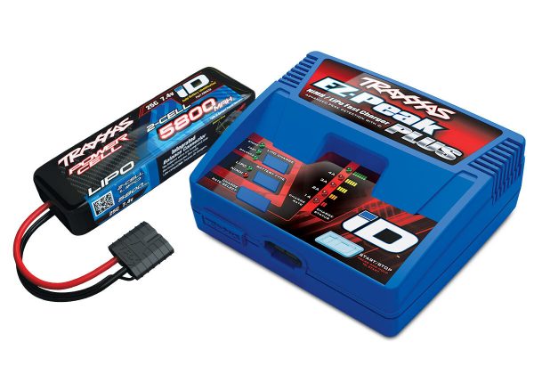 Traxxas 2992 EZ-Peak ID-Ladegerät und 2S 5800 mAh LiPo-Akku-Komplettgerät