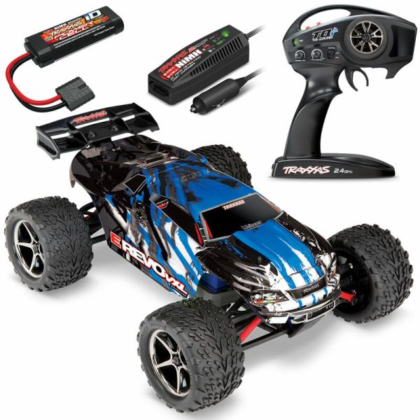 Traxxas 1/16 E-Revo VXL Brushless 4WD RTR RC Truck 50+MPH COMBO - Image 9