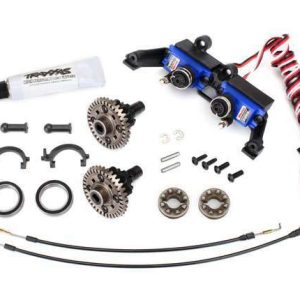 Traxxas TRX-4 Sport Sperrdifferential-Kit vorne/hinten mit T-Lock-Kabeln und Servos