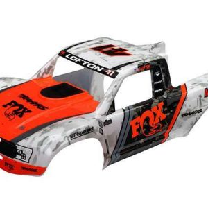 Traxxas Unlimited Desert Racer Fox Edition, lackierte Karosserie und Aufkleber