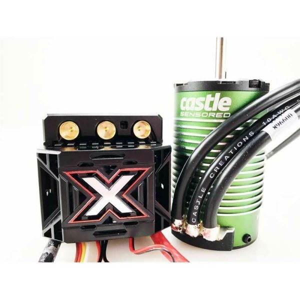 Castle Creations 1/8 Mamba Monster X ESC mit bürstenlosem 2200-kV-Sensormotor