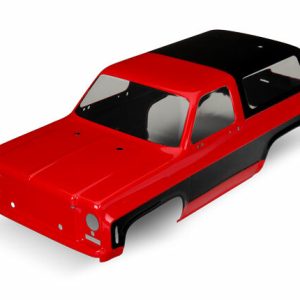 Traxxas 1979 Chevrolet Blazer, rot lackierte Karosserie (erfordert Karosseriezubehör und Aufkleber)