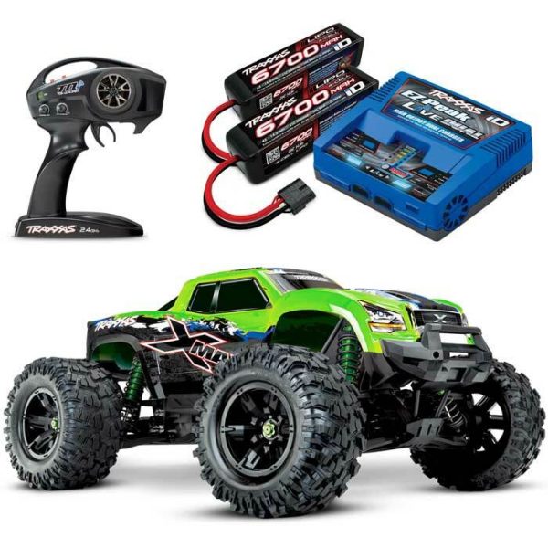 Traxxas X-Maxx 8S 4WD RTR Monster Truck Combo mit 4S 6700 mAh und Doppelladegerät