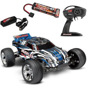 Traxxas Rustler XL-5 RTR RC Truck mit ID-Akku und Schnellladegerät