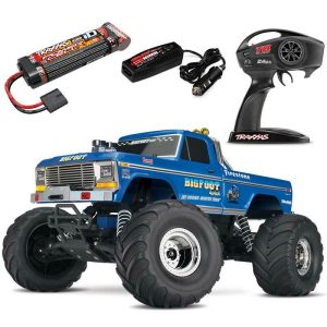 Traxxas BIGFOOT Classic 2WD RTR RC Truck mit Akku und Schnellladegerät