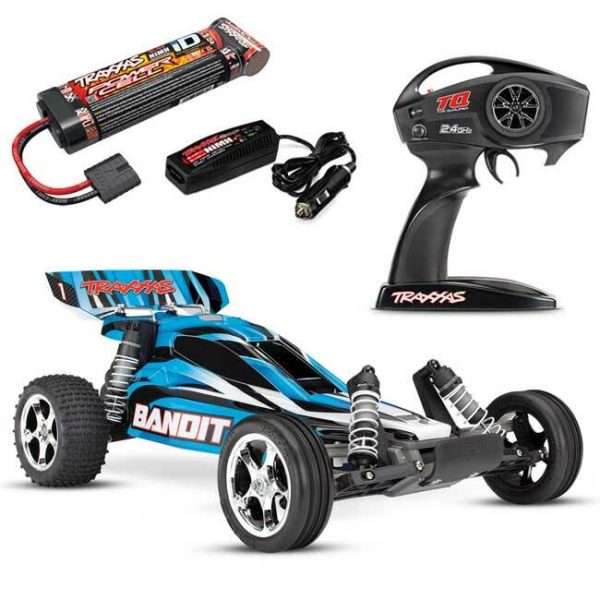 Traxxas Bandit XL-5 RTR 1/10 RC Buggy mit Akku und Schnellladegerät - Image 2