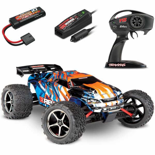 Traxxas 1/16 E-Revo Brushed 4WD RTR RC Monster Truck mit ID-Akku und Schnellladegerät - Image 2
