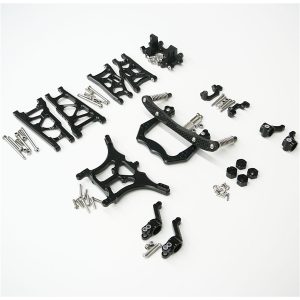 Gen3 RC Schwarzes Aluminium Komplett-Upgrade-Kit Traxxas Rustler 2WD XL-5 & VXL