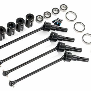 Traxxas Maxx Stahl-CV-Antriebswellen zur Verwendung mit der WideMaxx-Aufhängung Nr. 8995 – Erfordert 17-mm-Keilnaben der Serie Nr. 8654 und 17-mm-Muttern der Serie Nr. 7758