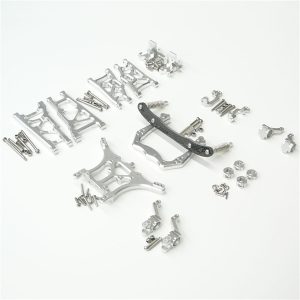 Gen3 RC Silber Aluminium Komplett-Upgrade-Kit Traxxas Rustler 2WD XL-5 & VXL