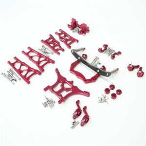 Gen3 RC Rotes Aluminium Komplett-Upgrade-Kit Traxxas Rustler 2WD XL-5 & VXL