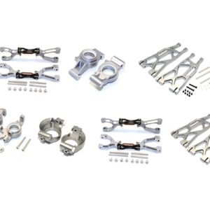 GPM X-Maxx Komplettes Aluminium-Federungs-Upgrade (Gunmetal)