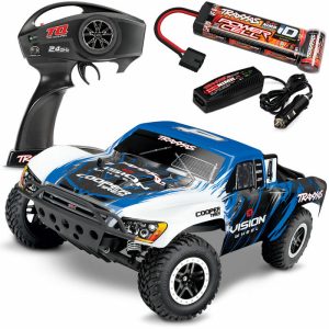 Traxxas Slash RTR 1/10 2WD Short Course Racing RC Truck mit Schnellladegerät