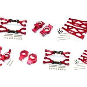 GPM X-Maxx Komplettes Aluminium-Federungs-Upgrade (Rot)
