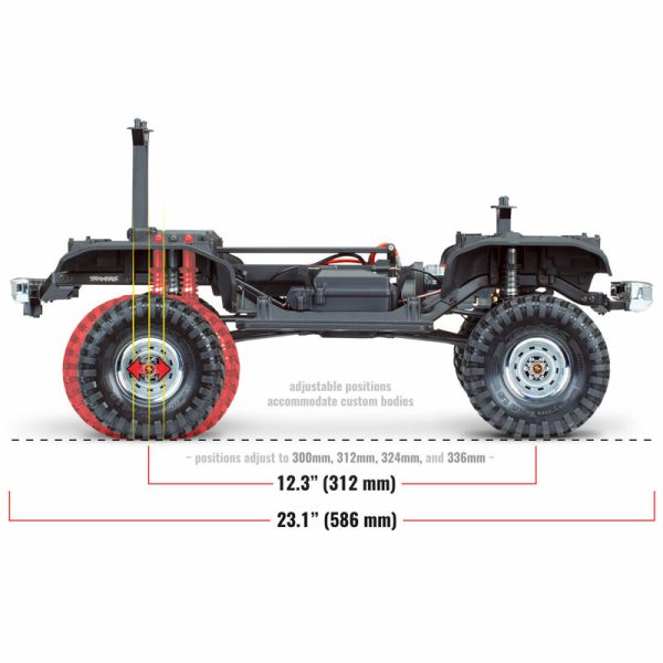 Traxxas TRX-4 Chevy K5 Blazer RC 4x4 Rock Crawler RTR mit 3S LiPo COMBO - Image 12