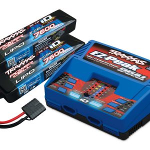 Traxxas 2991 Dual EZ-Peak Ladegerät & 2x 2S 7600mAh LiPo Akku-Komplettgerät